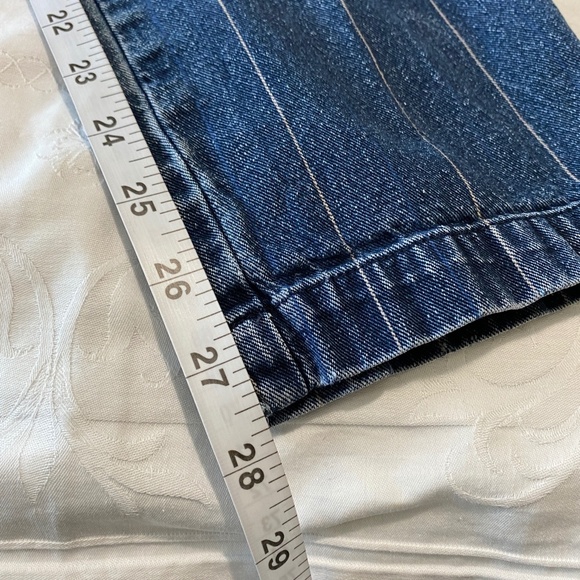 Polo Ralph Lauren Women's Thin Stripe Blue Jeans Size 6 - Picture 15 of 15